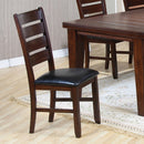 Urbana Black/Cherry Side Chair (Set of 2) - Ornate Home