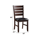 Urbana Black/Cherry Side Chair (Set of 2) - Ornate Home