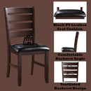Urbana Black/Cherry Side Chair (Set of 2) - Ornate Home