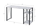 Vadna Antique White Writing Desk - Ornate Home