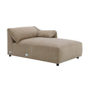 Veata Brown Sectional Sofa - Ornate Home