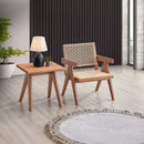 Velentina Brown Accent Chair - Ornate Home