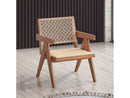 Velentina Brown Accent Chair - Ornate Home