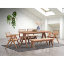 Velentina Brown Bench - Ornate Home