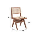 Velentina Brown Side Chair (Set of 2) - Ornate Home