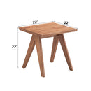 Velentina Natural Accent Table - Ornate Home