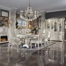 Vendome Antique Pearl Hutch & Buffet - Ornate Home