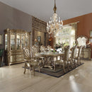 Vendome Bone & Gold Patina  Arm Chair (Set of 2) - Ornate Home