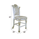 Vendome Synthetic Leather Counter Height Chair (Set of 2) - Ornate Home