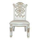 Vendome Synthetic Leather Side Chair (Set of 2) - Ornate Home