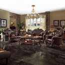 Versailles Oak Chair w/2 Pillows - Ornate Home