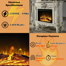 Versailles White Fireplace - Ornate Home