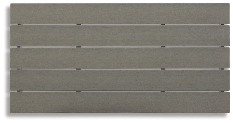 Visola Gray Outdoor Coffee Table - Ornate Home