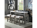 Wandella Beige Pack Counter Height Set - Ornate Home