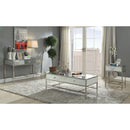 Weigela Mirrored/Chrome Coffee Table - Ornate Home