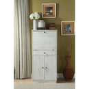 Wiesta Antique White Wine Cabinet - Ornate Home