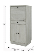 Wiesta Antique White Wine Cabinet - Ornate Home