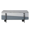 Wilkins Gray & White Coffee Table W/Lift Top - Ornate Home