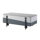 Wilkins Gray & White Coffee Table W/Lift Top - Ornate Home