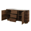 Willene Server W/Ceramic Top - Ornate Home