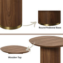 Willene Walnut End Table - Ornate Home