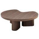 Yoab Smoked Oak Coffee Table - Ornate Home