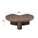 Yoab Smoked Oak Coffee Table - Ornate Home