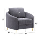 Yuina Gray Chair - Ornate Home
