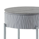 Yukino Gray End Table - Ornate Home