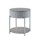 Yukino Gray End Table - Ornate Home