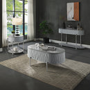 Yukino Gray Sofa Table - Ornate Home