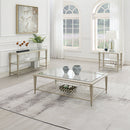Zaba Rectangular Silver Sofa Table - Ornate Home