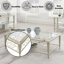 Zaba Silver Coffee Table - Ornate Home