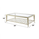 Zaba Silver Coffee Table - Ornate Home