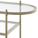 Zaba Silver Tv Stand - Ornate Home