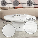 Zaid White Coffee Table - Ornate Home
