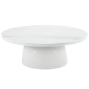 Zaid White Coffee Table - Ornate Home