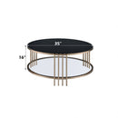 Zaidee Champagne Coffee Table - Ornate Home