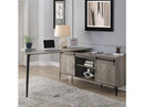 Zakwani Gray Oak Writing Desk - Ornate Home