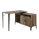 Zakwani Rustic Oak Writing Desk - Ornate Home