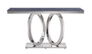 Zasir Gray/Mirrored Silver Sofa Table - Ornate Home