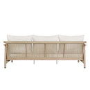 Zira Beige/Brown 5-Piece Patio Sofa Set - Ornate Home