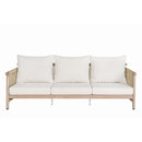 Zira Beige/Brown 5-Piece Patio Sofa Set - Ornate Home