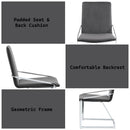 Zlatan Gray Side Chair (Set of 2) - Ornate Home
