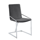 Zlatan Gray Side Chair (Set of 2) - Ornate Home