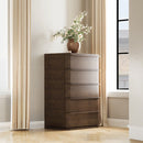 Zoey Brown Oak Chest - Ornate Home