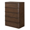 Zoey Brown Oak Chest - Ornate Home