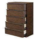 Zoey Brown Oak Chest - Ornate Home