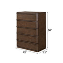 Zoey Brown Oak Chest - Ornate Home