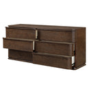 Zoey Brown Oak Dresser - Ornate Home